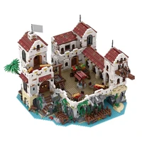 4948 pcs moc city creator expert pirate bay movie castle ing set modular ing block city collection model toy childrens