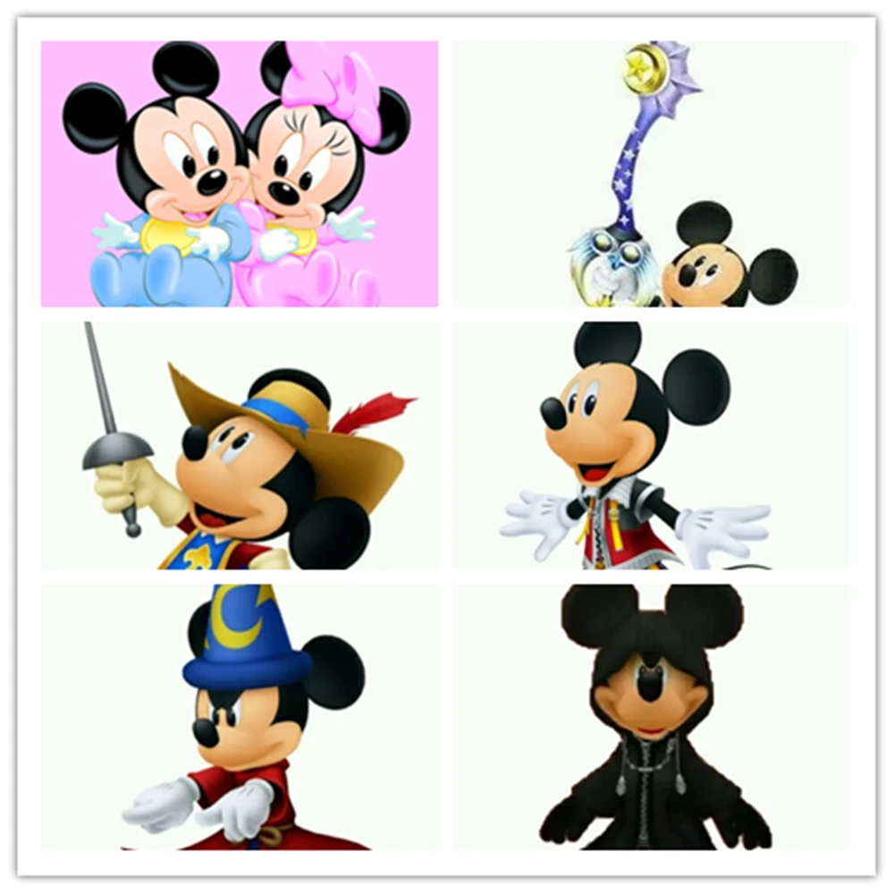 

Настенная Картина на холсте с изображением Диснея Микки Мауса, скандинавские плакаты и принты, настенные картины для украшения гостиной