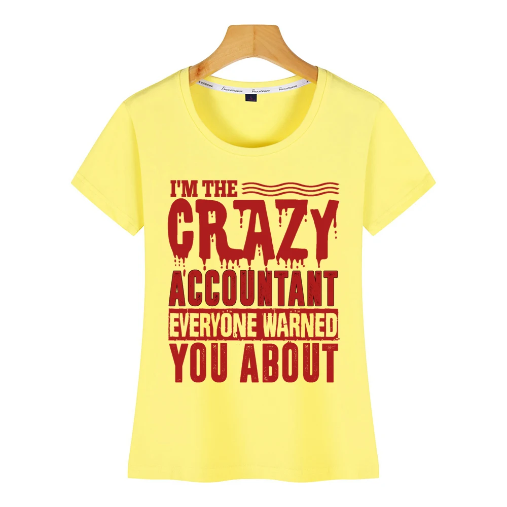 Женская футболка забавная белая короткая женская с надписью Im Crazy An | одежда