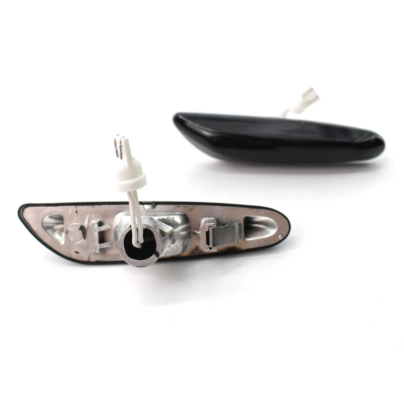 

2 шт. прозрачный/дымчатый объектив Динамический светодиодный указатель Поворота Боковой габаритный светильник Y4UA