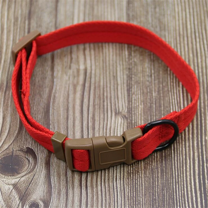 

Adjustable Pet Collar Dog Collar For Pet Dog Nylon Collar 5 Colors 01