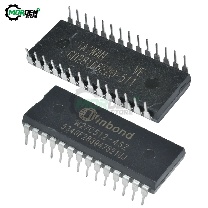 W27C512 IC Chips W27C512-45Z 28DIP IC EEPROM 512KBIT оригинальные Интегральные схемы