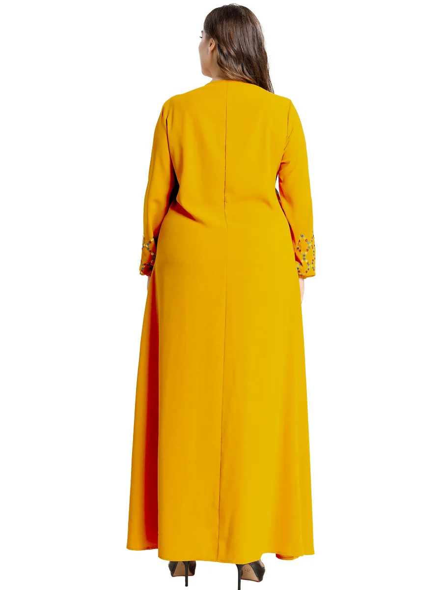 Jilbabs и Abaya s на молнии Botany с вышивкой для отдыха будет маятником Longuette кафтан халаты