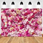 Фон для фотосъемки детей на день рождения, свадьбу, розовый цветочный фон для студийной фотосъемки