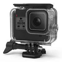 60m housing shell for gopro hero 8 black hard protective cage case for go pro hero8 2019 sports camera accessories