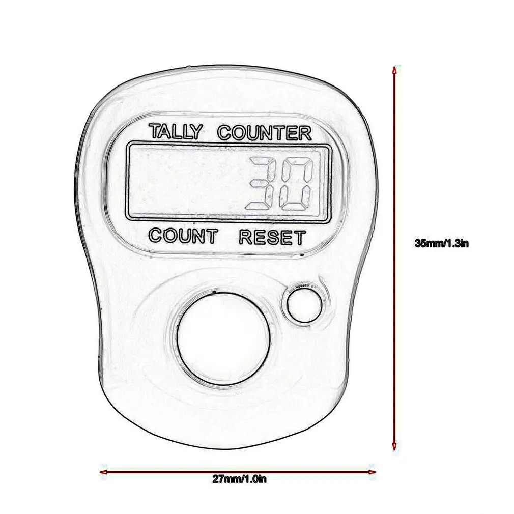 

Creative Portable Compact Electronic Chanting Counter Finger Ring Counter Chanting Counter Buddhist Supplies