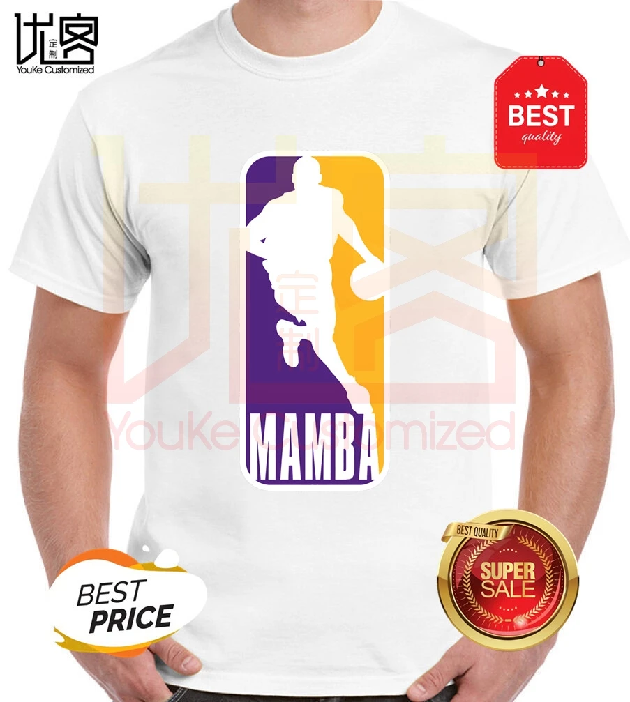 Мужская и женская футболка с короткими рукавами kobe bryant mamba Повседневная круглым