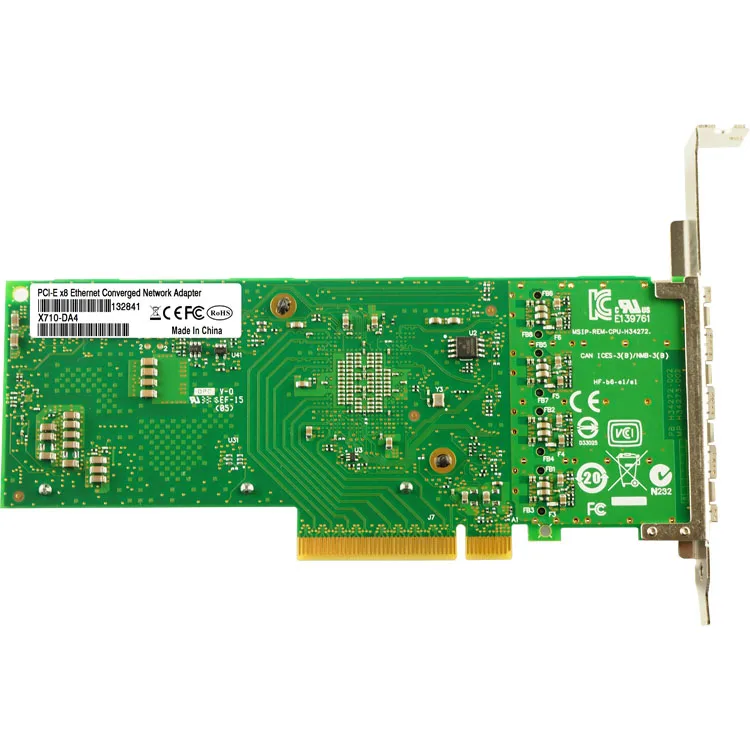 FANMI X710 DA4 4 порта 10 гигабитный Ethernet конвертированный сетевой адаптер сервера