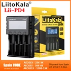 Зарядное устройство LiitoKala Lii-PD4, с ЖК-дисплеем, для батарей 18650, 26650, 21700, 18350, 3,73,21,51,2 В, AA, AAA, NiMh, литиевых