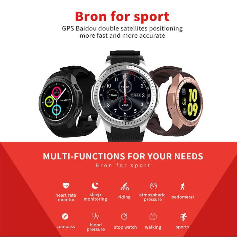 Фото L1 Smartwatch Bluetooth GPS Waterproof SIM TF Card Heart Rate Blood Pressure Monitor Reloj Deportivo Lem9 Smart Watch Электроника L1 Smartwatch Bluetooth GPS Waterproof SIM TF Card Heart Rate Blood Pressure Monitor Reloj Deportivo Lem9 Smart Watch Электроника