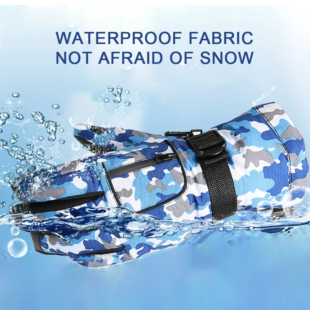 DMAR камуфляжные лыжные перчатки мужские водонепроницаемые сноуборд с подогревом