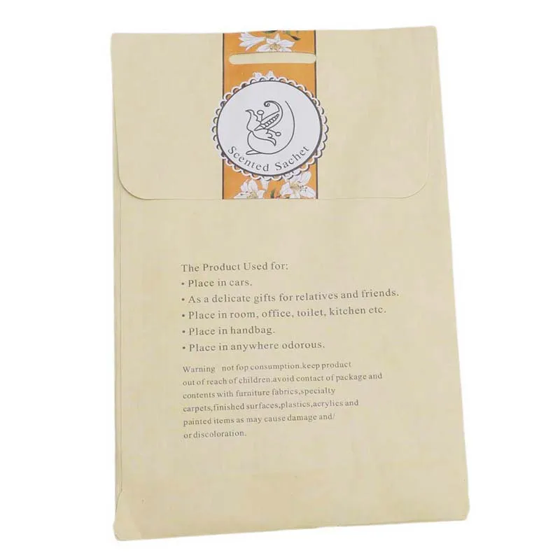 Aromatherapy Natural Smell Incense Wardrobe Sachet Air Fresh Scent Bag Perfume Lavender Rose Jasmine Lily Flower | Дом и сад