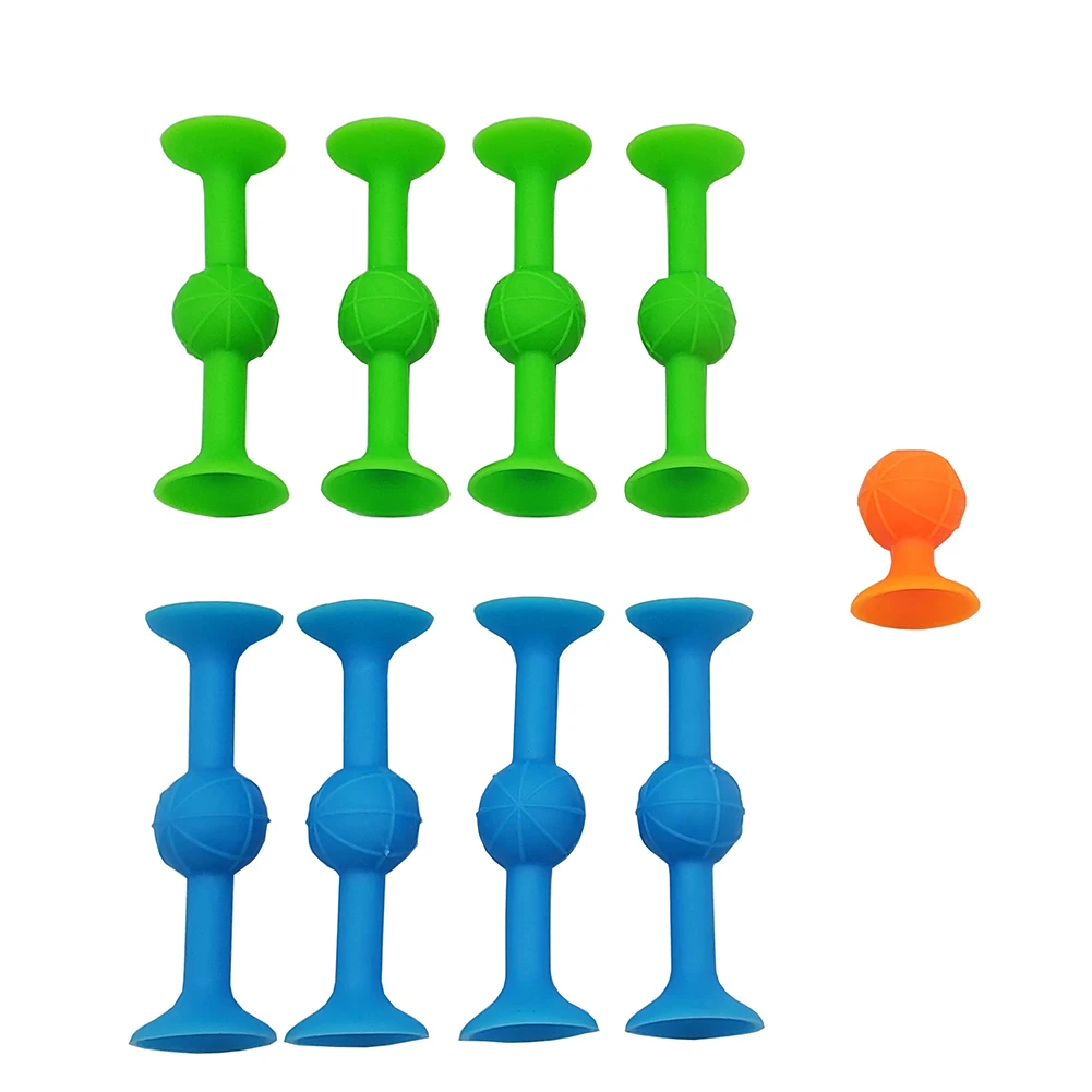 

9pcs Soft Silicone Dart Sucker Game Antistress Interactive Competitive Tablegame for Kids Adults Decompression Toys
