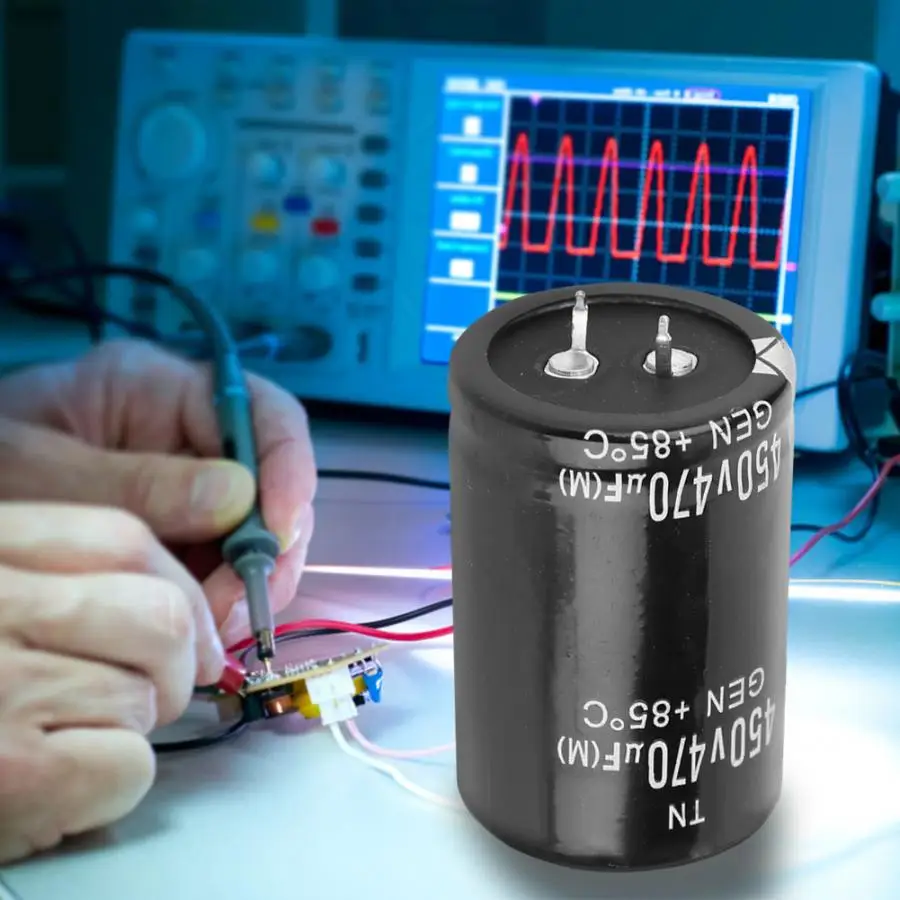 Алюминиевый конденсатор 4 шт. 450 в алюминиевый электролитический для инверторной