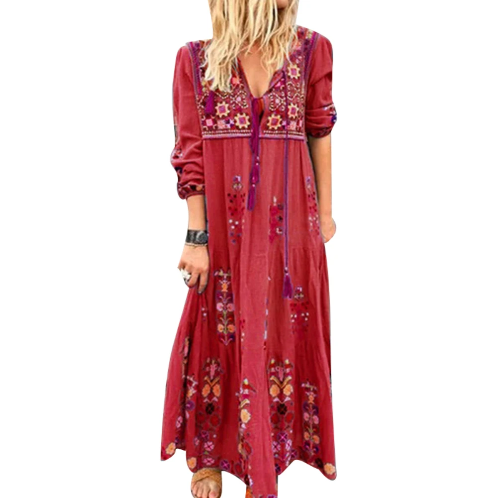 Модная популярная одежда женская сексуальная цветочная ткань с V образным