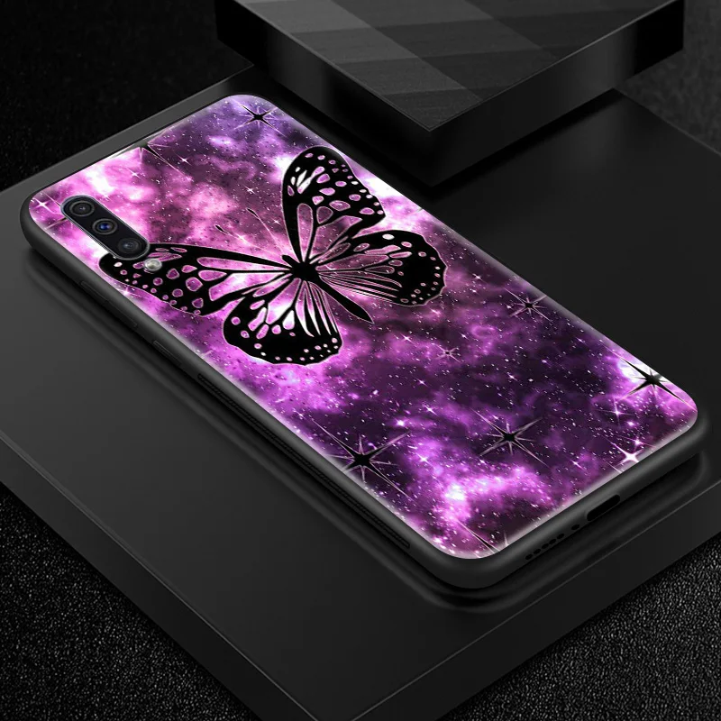 W272 Закаленное Стекло чехол для samsung Galaxy A10 A20 A30 A40 A50 A70 A80 A6S A8S J4 плюс M10 M20 M30 S9 S10+ рисунок животных Чехлы - Цвет: W272