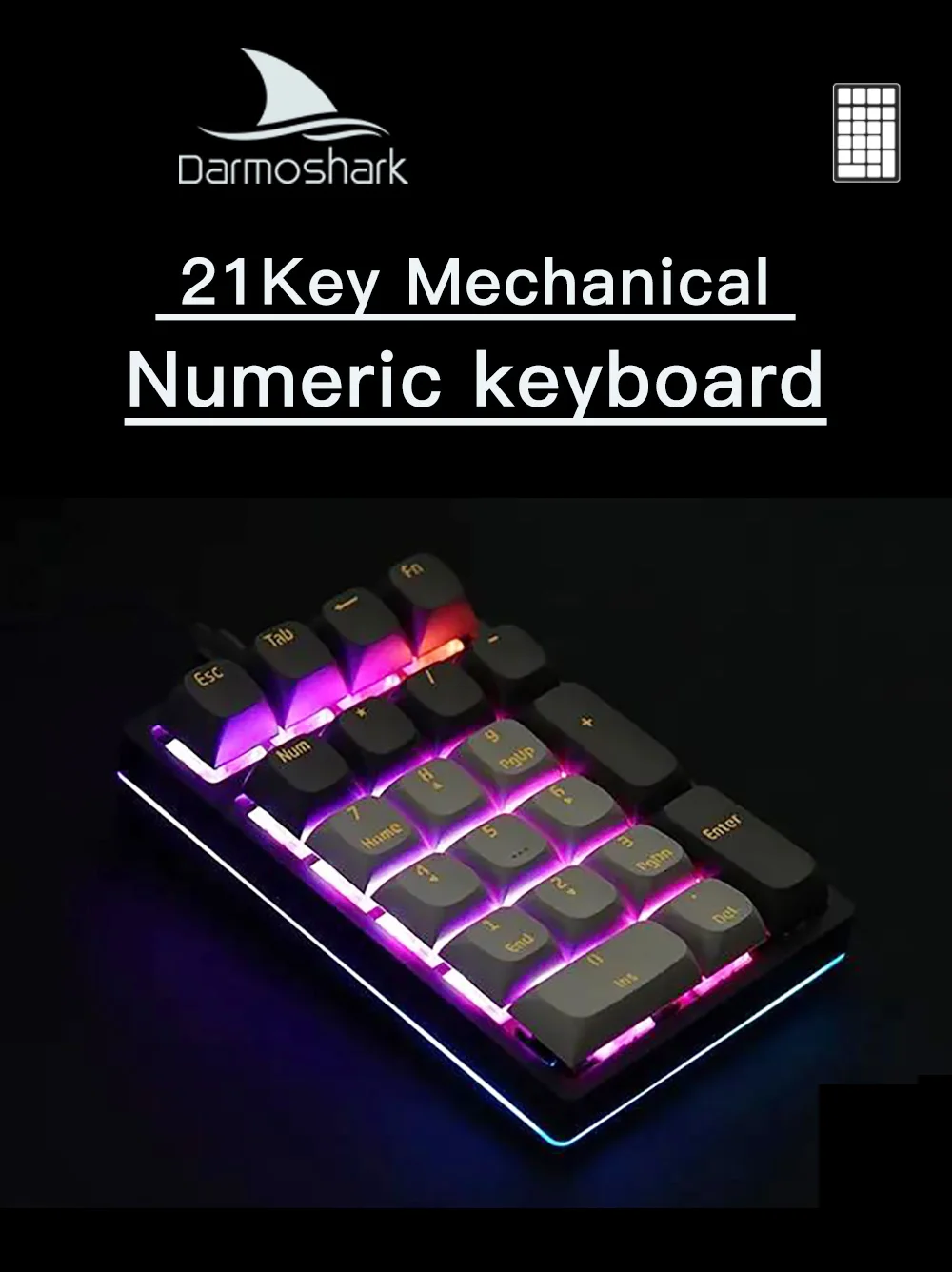 Игровая клавиатура Motospeed K3 Gateron Проводная Механическая мини-клавиатура с