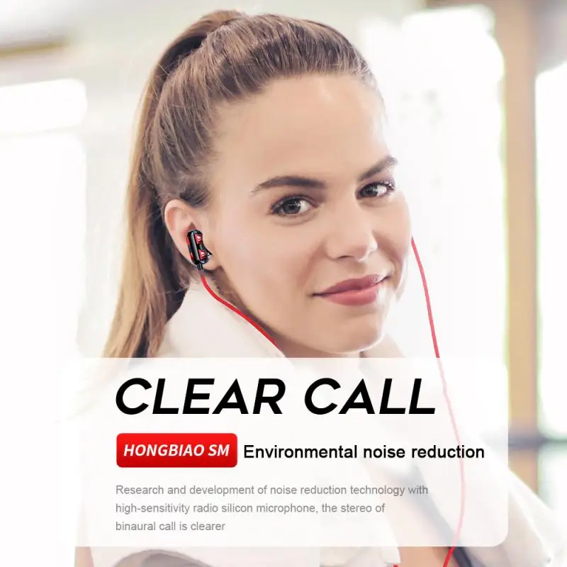 Спортивные наушники Dual Drivers 4 шт. тяжелые басы Hi-Fi музыкальные универсальные