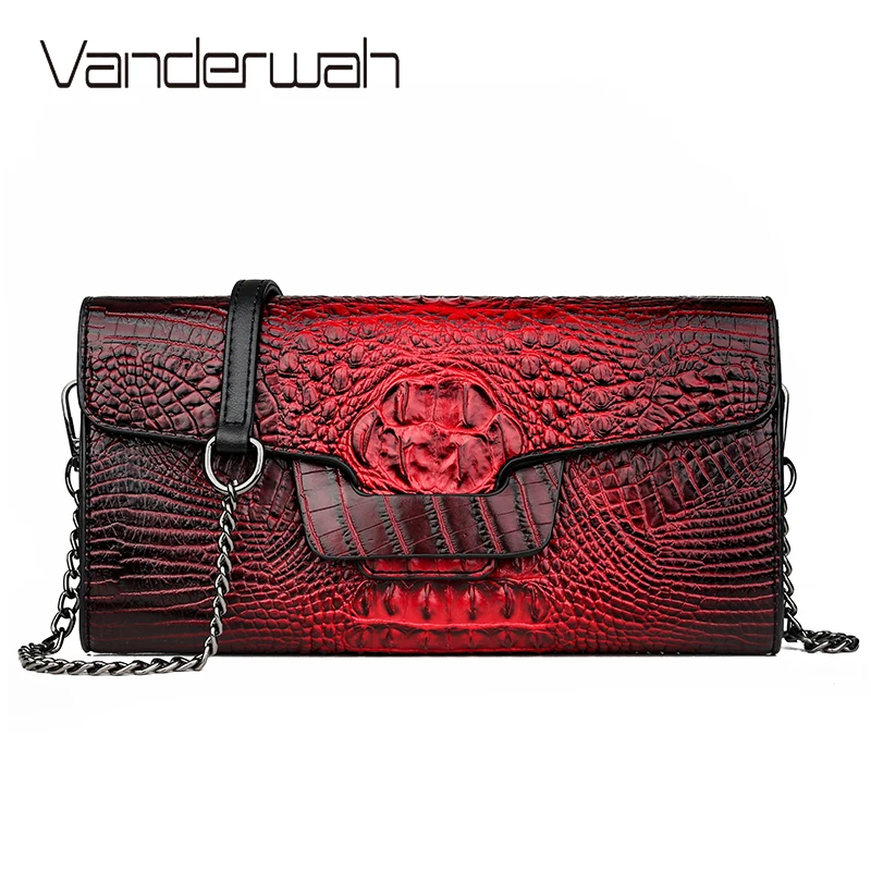 Модная женская сумка с крокодиловым узором роскошные сумки для женщин