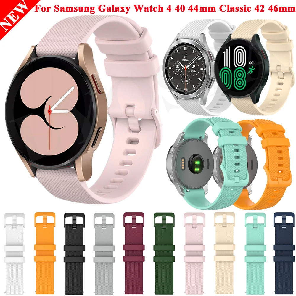

Ремешок силиконовый для Xiaomi Huami Amazfit GTS 2e GTR 42 мм, браслет для смарт-часов Amazfit Bip U S GTS2 Mini, 20 мм