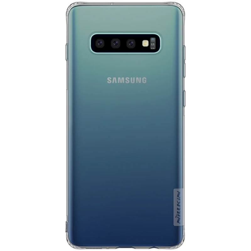 Grey Для samsung Galaxy S10 S10 Plus S10e S9 S8 Plus чехол Nillkin TPU 0,6 мм задняя крышка чехол для samsung S10 S10E S9 S8+ чехол s - Цвет: Grey