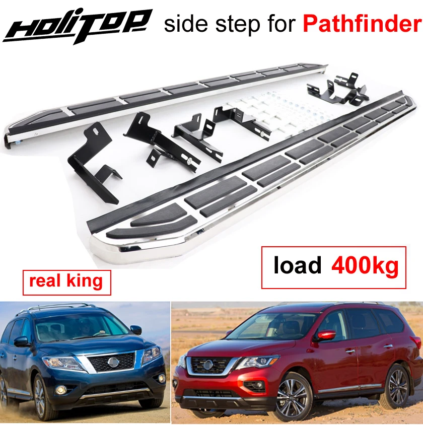 Подлинная подвижная подножка AKM nerf bar side step для Nissan Pathfinder 2013-2020 фото в Китае