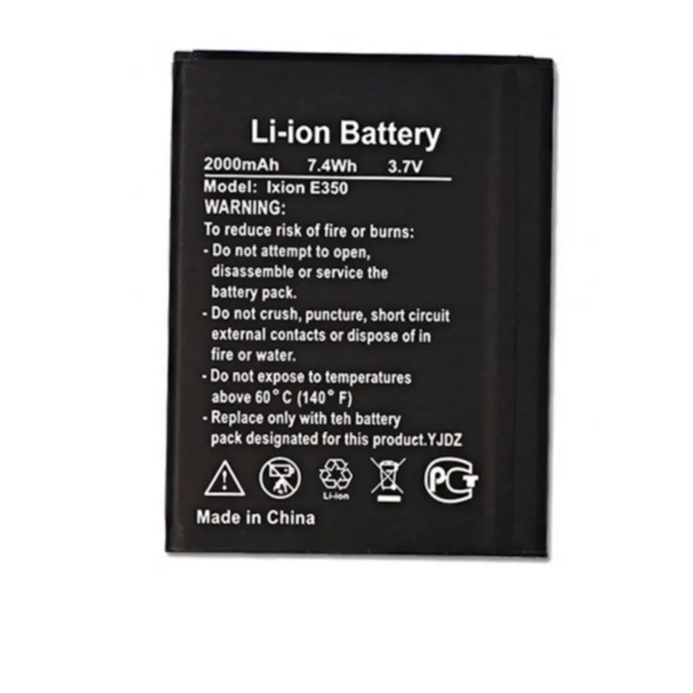 Высококачественная запасная батарея для DEXP Ixion E350 2000mAh мобильный