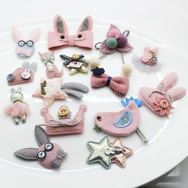 Креативные 10 шт./партия милая мультяшная ткань хлопковые детские маленькие