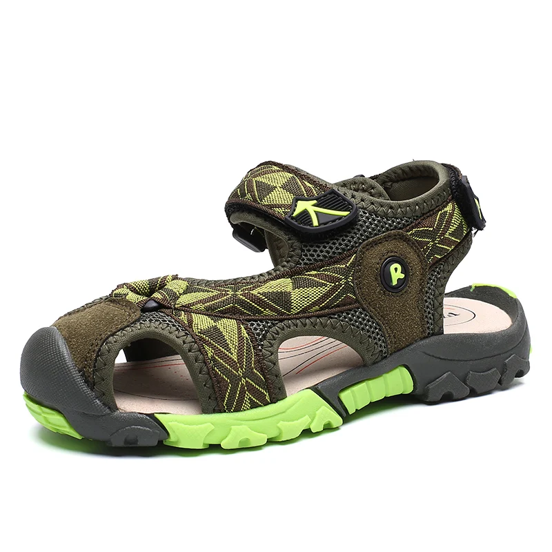 Сандалии Детские парусиновые дышащие с вырезами лето От 5 до 16 лет | Мать и ребенок