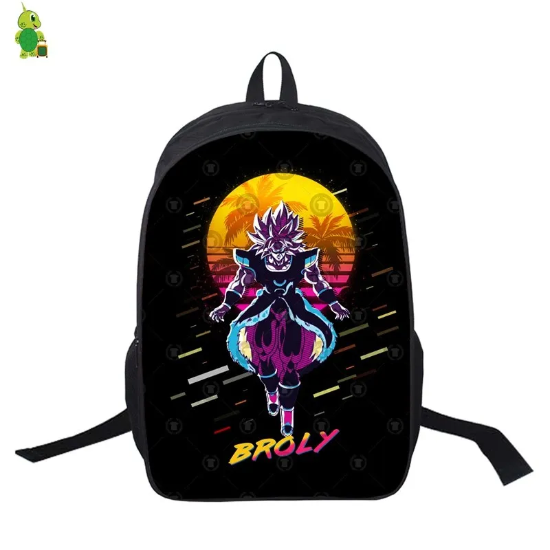 11 Dragon Ball Супер Broly рюкзак с Гоку мультфильм школьные сумки для подростков девочек мальчиков ноутбук рюкзак для женщин мужчин Дорожная сумка на плечо - Цвет: 11