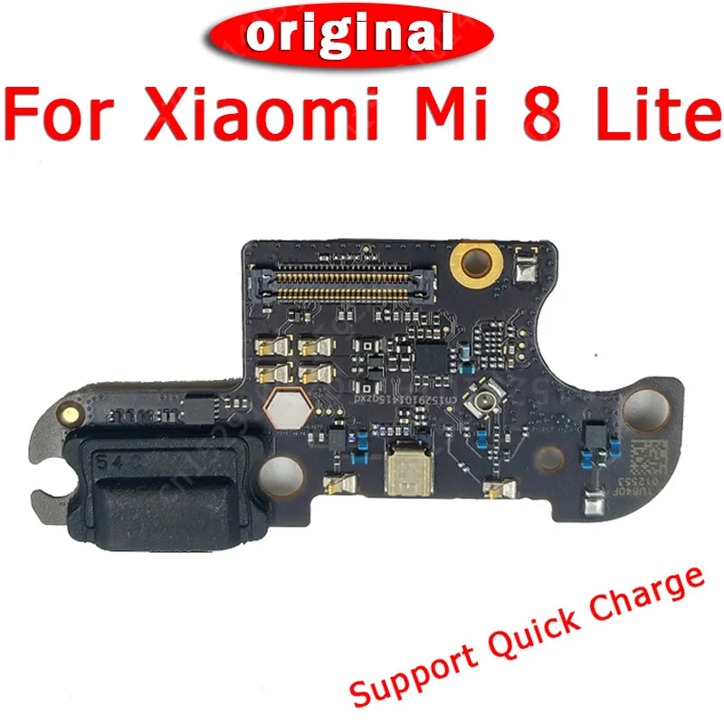 Оригинальный зарядный порт для Xiaomi Mi 8 Lite Mi8 зарядная плата USB разъем печатная док