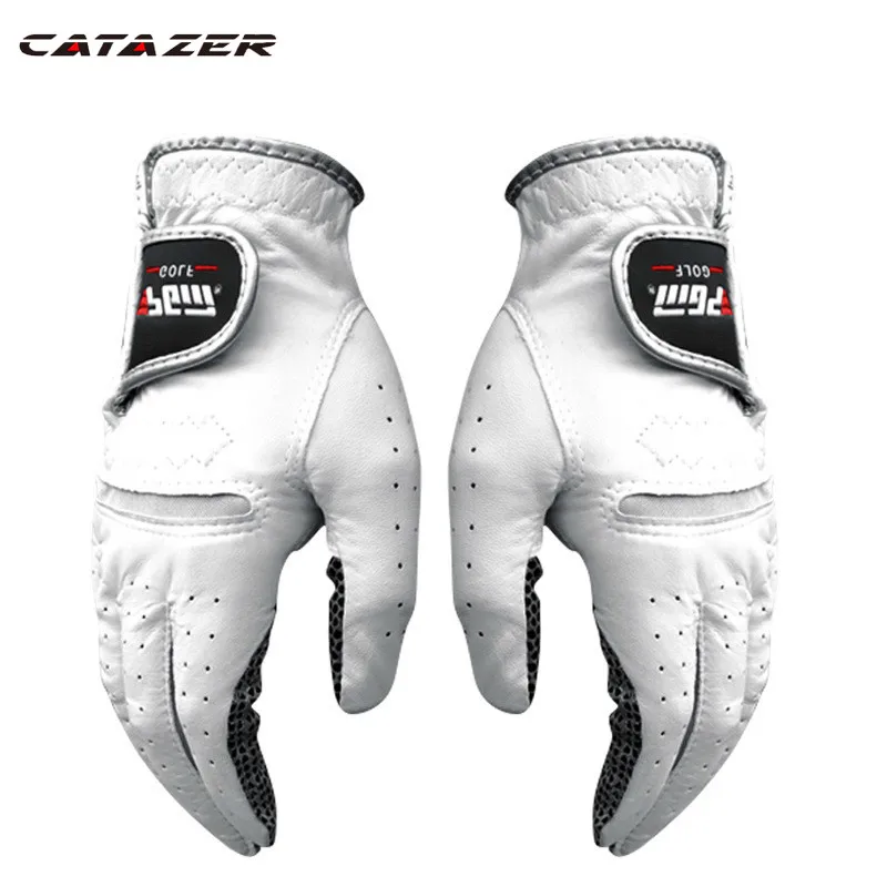 

1pcs Golf Gloves Men's Left Right Hand Soft Breathable Pure Sheepskin With Anti-slip Granules Golf Gloves Golf Men