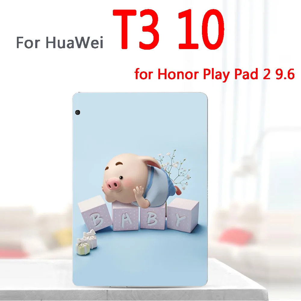 Роспись Tablet крышка для huawei Mediapad Медиа Pad T3 10 8 7 3g 7g3 AGS-W09 L09 KOB-L09 W09 для игровой площадки 2 9,6 8 силиконовый чехол - Цвет: T3-10-BABY zhu