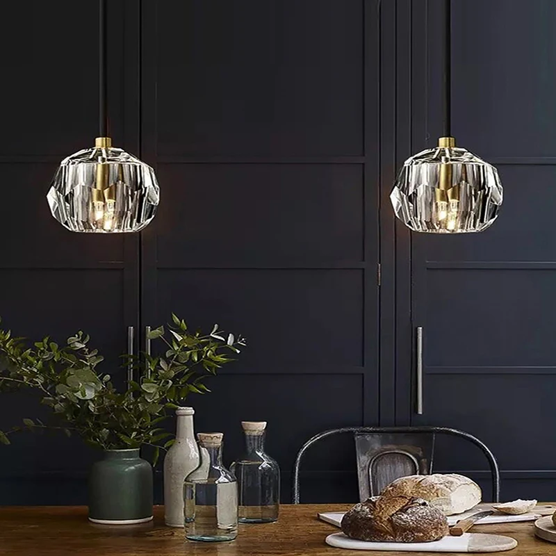 

Luxury Crystal Led Chandelier Living Room Lamp Modern Villa Restaurant Hotel Bedroom Atmospheric Household Decorative Chandelier