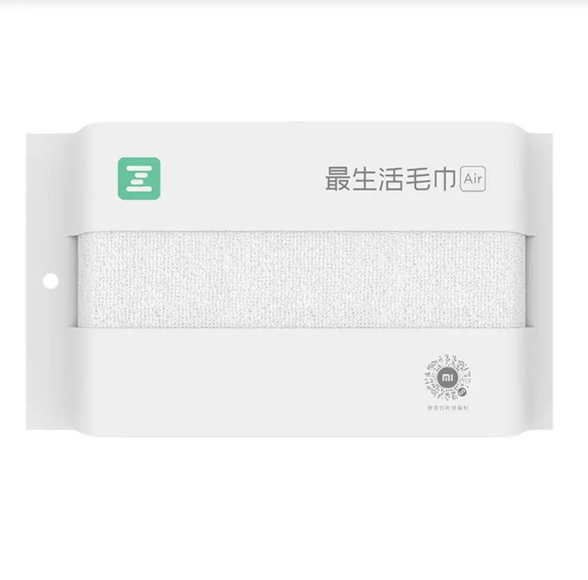 Xiaomi ZSH полотенце для рук полиэфирное антибактериальное полотенце серия воздуха хлопок высокоабсорбирующее PK банное спортивное полотенце для плавания - Цвет: Белый