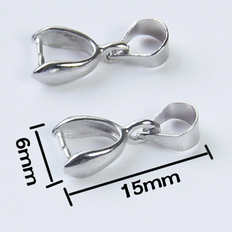 Очаровательные зажимы для подвесок с двойным разъемом компоненты аксессуары