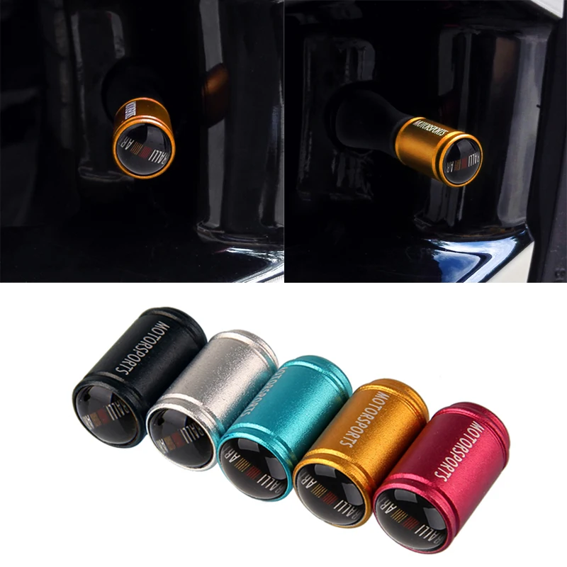 

For Ralliart for Mitsubishi Lancer Outlander Coil Asx Ppajero V31 Spoiler Evo 4 Montero Matt Tire Valve Caps Wheel Car Styling