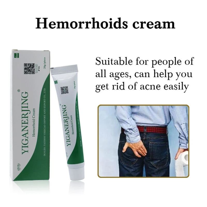 

Chinese Patch Care Traditional Plant Herbal Powerful Hemorrhoids Ointment Relieve Butt Pain for Women Men