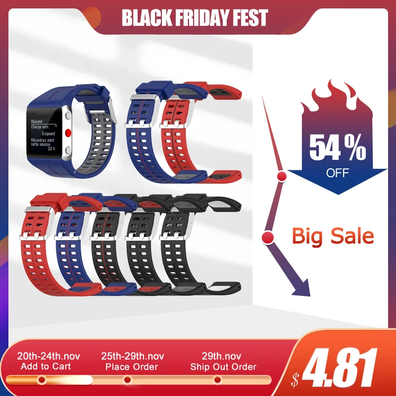 Сменный силиконовый ремешок для часов аксессуары покупок на открытом воздухе