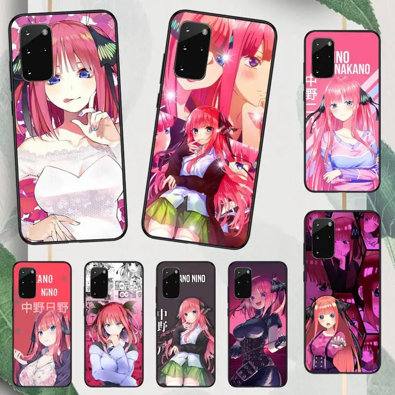 

Nakano Nino Gotoubun no Hanayome Phone Case For Samsung galaxy A S note 10 7 8 9 20 30 31 40 50 51 70 71 21 s ultra plus