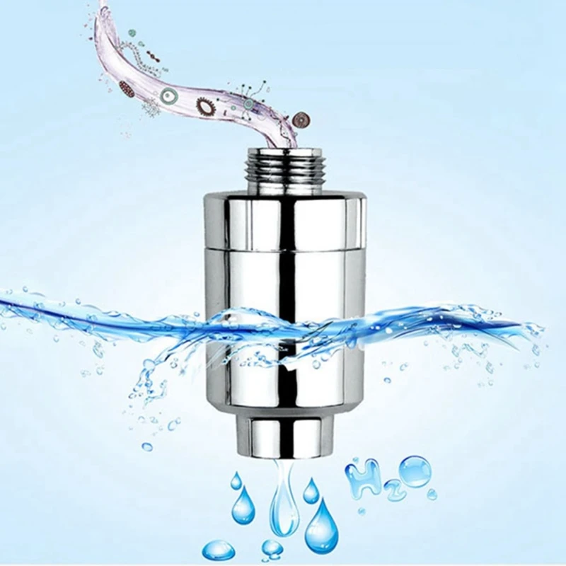 

Water Purifier Bath Shower Filter Bathroom Kitchen Head In-Line Faucet Clean Water Tap Softener Chlorine Filters