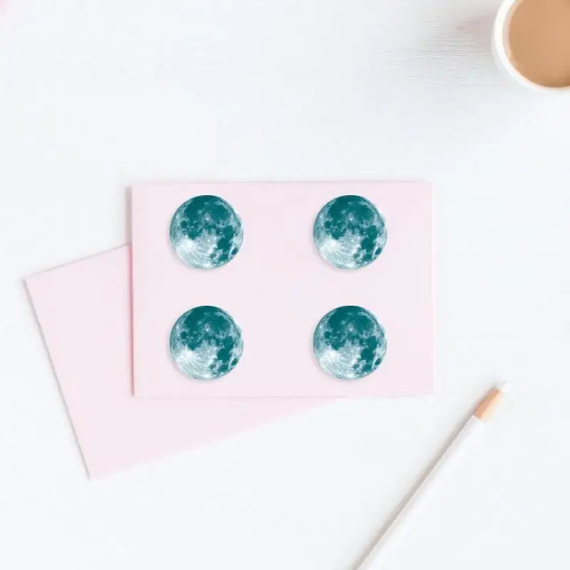 Наклейки для украшения Луны супер яркие светящиеся водонепроницаемые наклейки