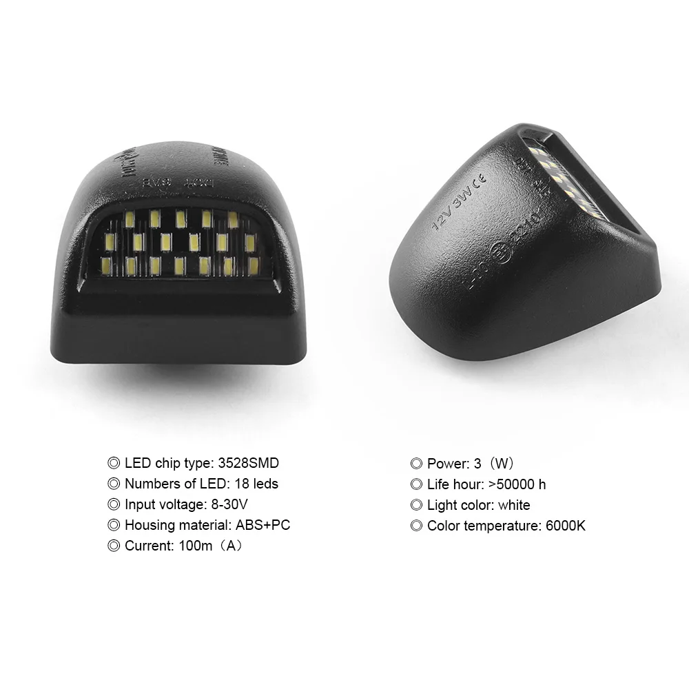 Светильник для номерного знака с 18 светодиодами лампа 00 06 Chevy Tahoe Suburban GMC Yukon