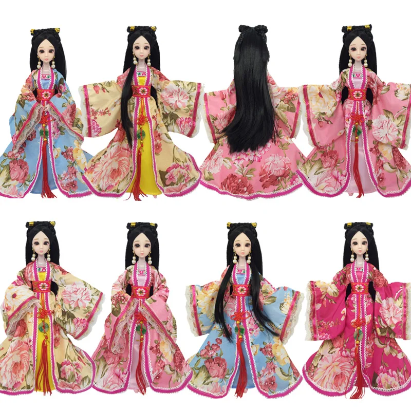 Косплей Детский день рождения платья для Барби 1:6 Кукла Одежда древнего костюма