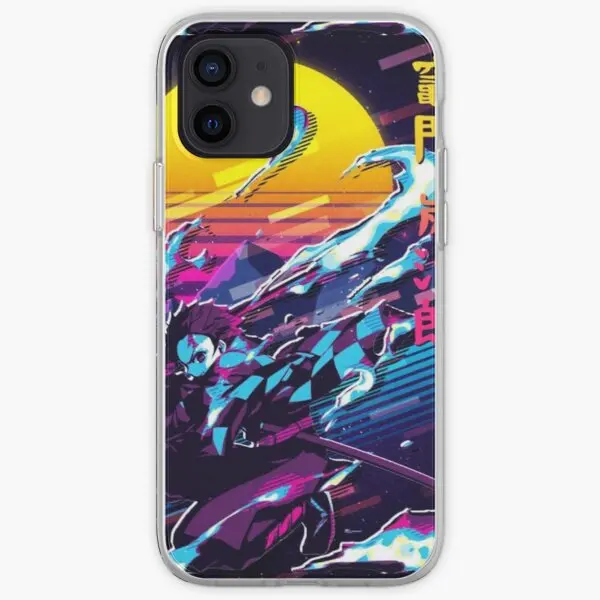 

Tanjiro Kamado Demon Slayer Retro Phone Case for iPhone 6 6S 7 8 Plus X XS XR Max 11 12 13 Pro Max Mini 5 5S SE Flower