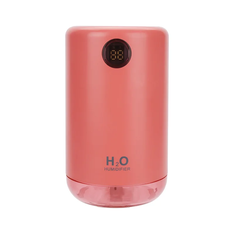 

500ML Portable Mini Air Humidifier USB Ultrasonic Sprayer Aroma Essential Oil Diffuser LED Display Night Light Car Air Purifier