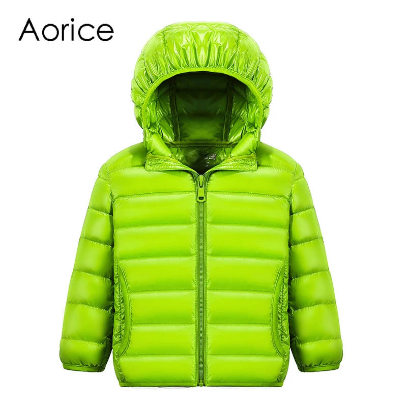 Aorice WP908 зимняя детская новая ткань 90% утиный пух пальто для мальчиков