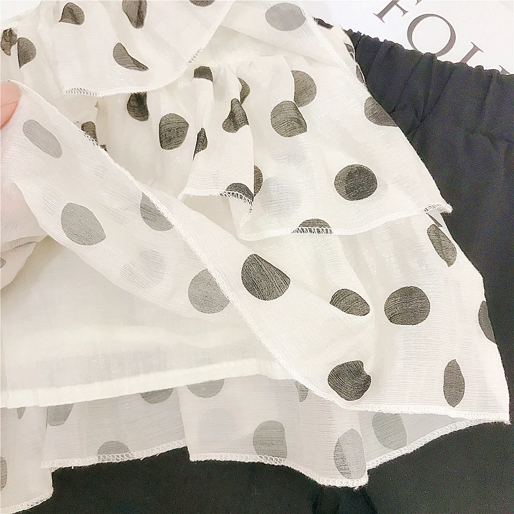 

2Pc Set Baby Girl Clothes Toddler Girl Summer Outfits Dot Printed Girls Clothing Set Costumes for Kids Children Outfits Age 1-6