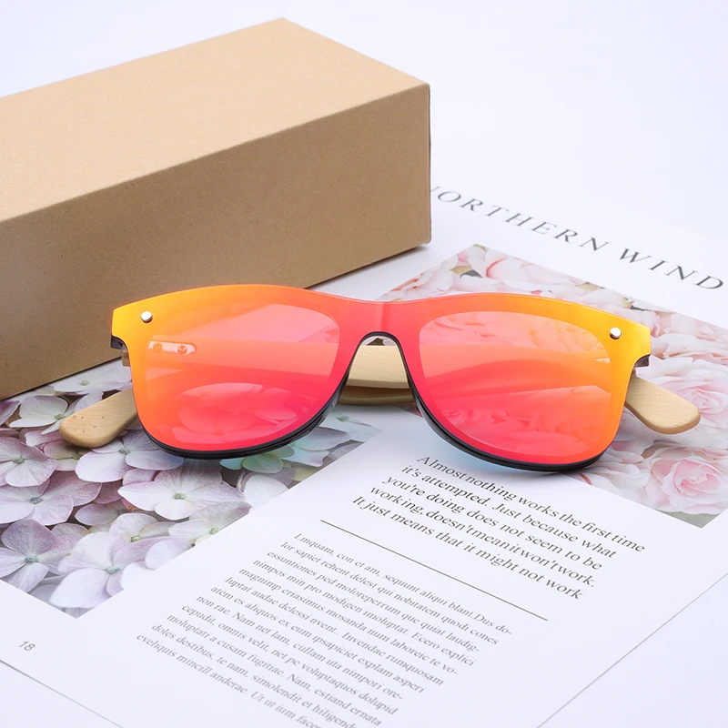 BINGKING бамбуковая деревянная оправа очки солнцезащитные унисекс винтаж ретро