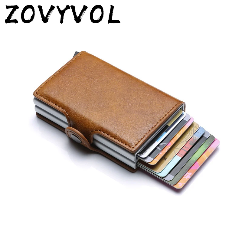 

Кошелек мужской ZOVYVOL, из алюминия, с Rfid-защитой, тонкий, 2019